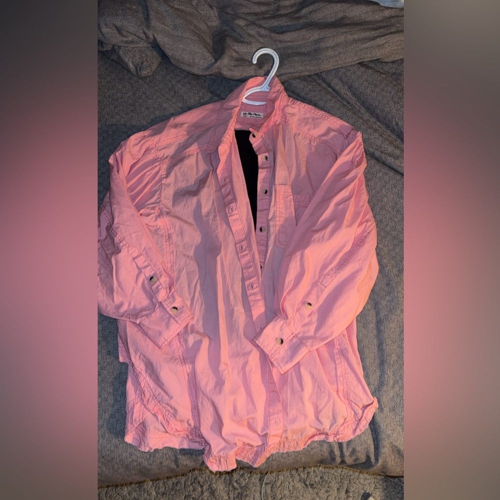 We The Free Pink Blouse